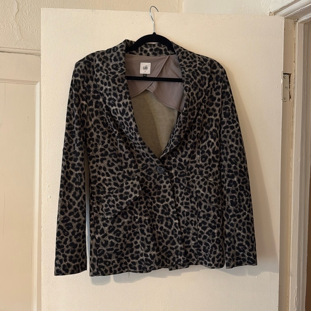 Leopard Blazer